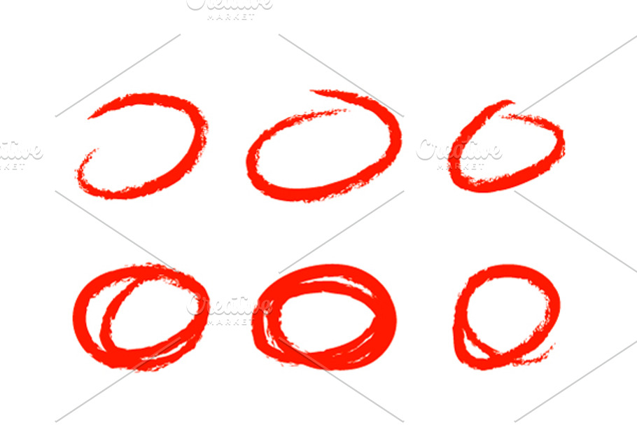 Set of nine red calendar marks in Objects - product preview 8