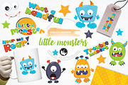 Little monsters illustration pack