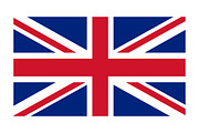United Kingdom, England Flag Vector