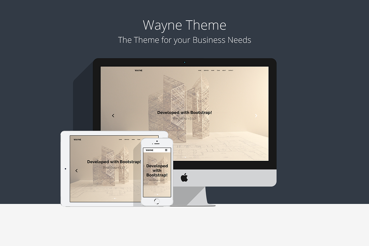 Wayne - Bootstrap HTML5 Theme in Bootstrap Themes - product preview 8