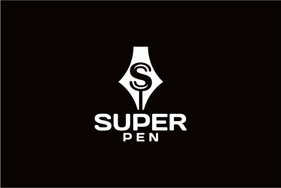 Super Pen  in Logo Templates - product preview 1