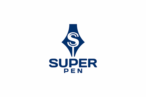 Super Pen  in Logo Templates - product preview 2