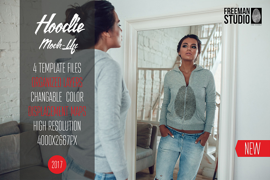 Hoodie Mock-Up Vol.1 2017 in Product Mockups - product preview 8