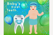 Baby's First Tooth Card