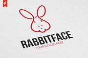 Rabbit Face Logo