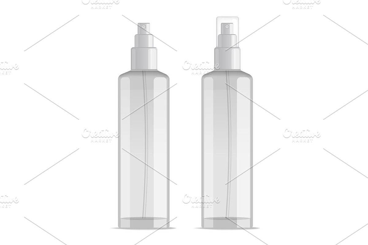 Realistic cosmetic bottle sprayer in Product Mockups - product preview 8