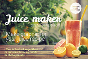Organic Juice Maker Scene Generator