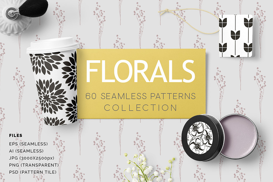 Floral Patterns Bundle in Patterns - product preview 8