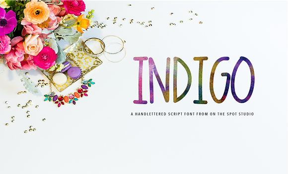 Indigo in Display Fonts - product preview 2