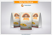 Table Tent Mockup Template