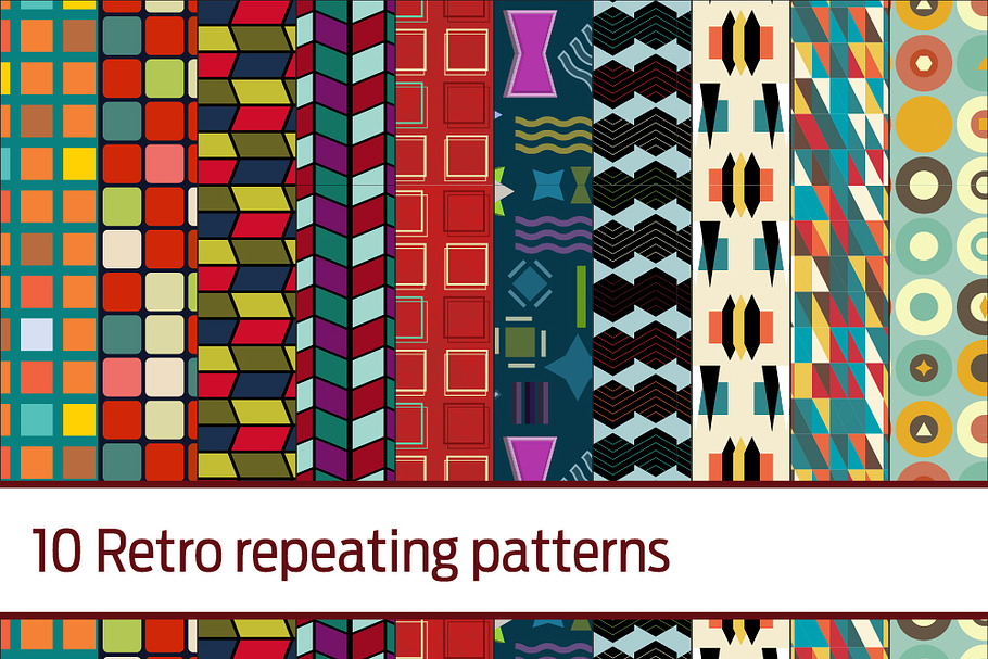 10 Retro Patterns