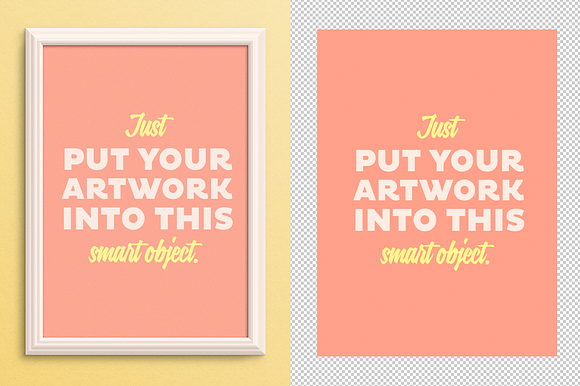 Poster Frame Mockup – fits ALL sizes in Print Mockups - product preview 3