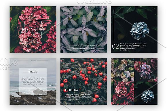 Lifestyle Social Pack / Kit 2 in Instagram Templates - product preview 1