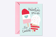 Coolest Valentine Card Template