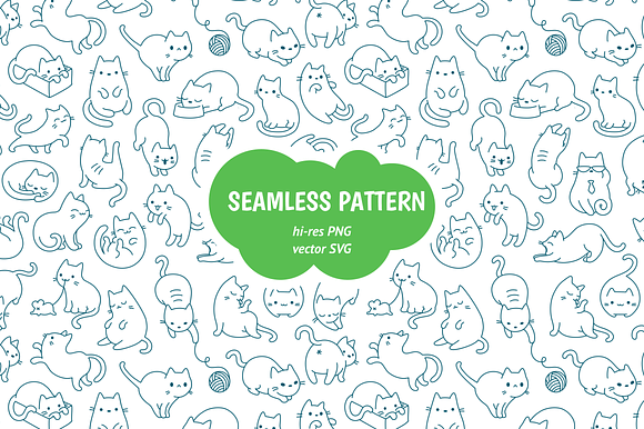 Meowers in Patterns - product preview 1
