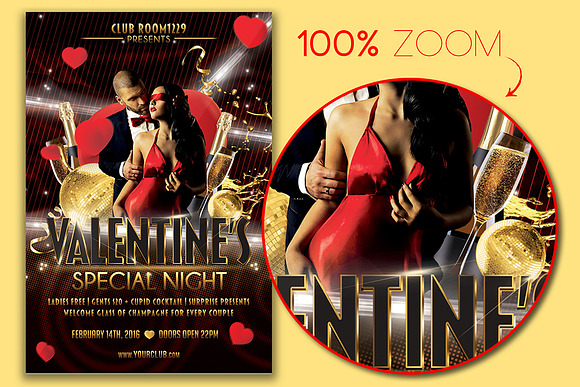 Valentine Special Flyer Template in Flyer Templates - product preview 1