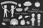 Thanksgiving Chalkboard Clipart
