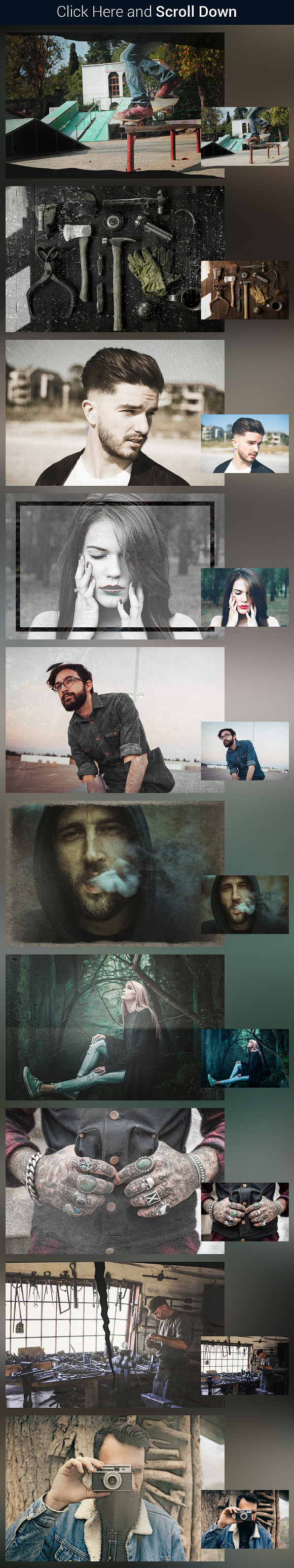 Grunge Photo Template in Add-Ons - product preview 1