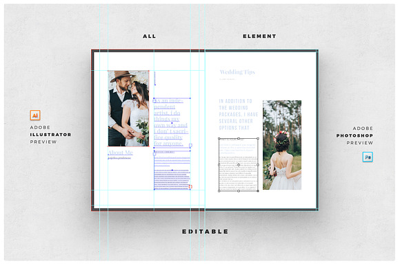 Wedding Magazine in Magazine Templates - product preview 11