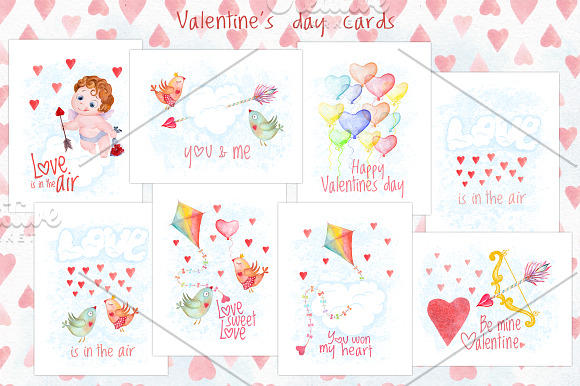 Valentine's Day Cards - Love Set in Card Templates - product preview 2