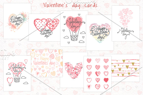 Valentine's Day Cards - Love Set in Card Templates - product preview 3