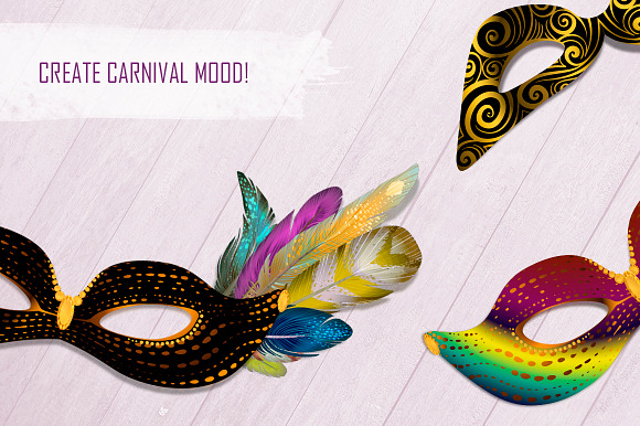Carnival Masks! in Objects - product preview 3