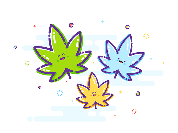 Happy Weed in Illustrations - product preview 2