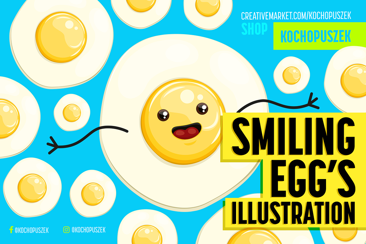 Smiling Egg's Illustration in Illustrations - product preview 8