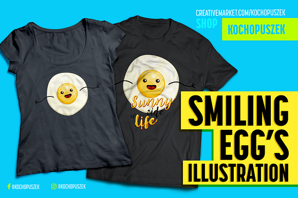 Smiling Egg's Illustration in Illustrations - product preview 2