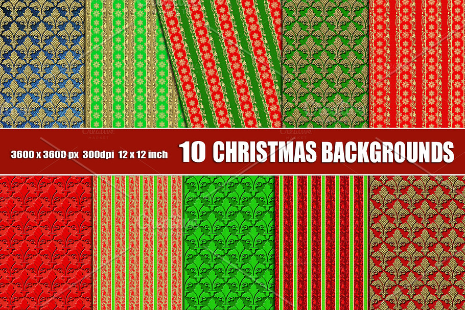 Christmas scrapbook backgrounds gold in Textures - product preview 8