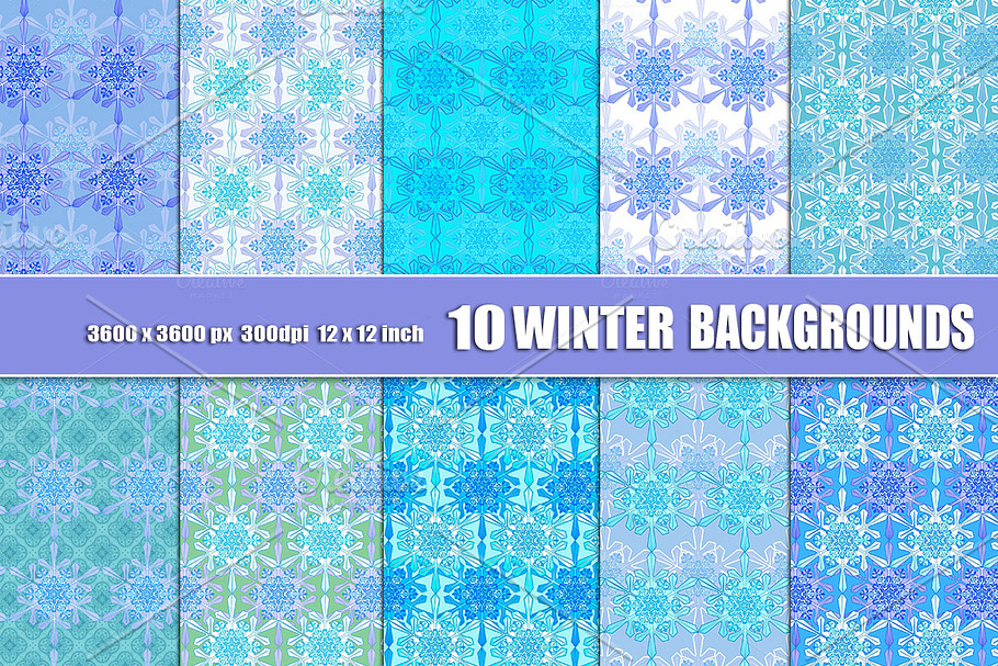 Christmas snowflake scrapbook paper in Patterns - product preview 8