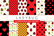 Ladybug Seamless Digital Paper