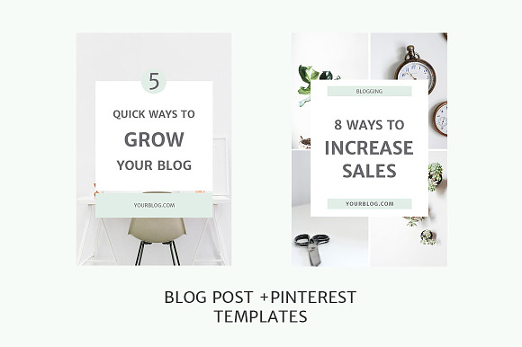 Blog + Social Media Image Templates in Pinterest Templates - product preview 3