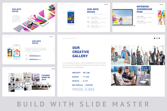 Bluish Keynote Template in Keynote Templates - product preview 5