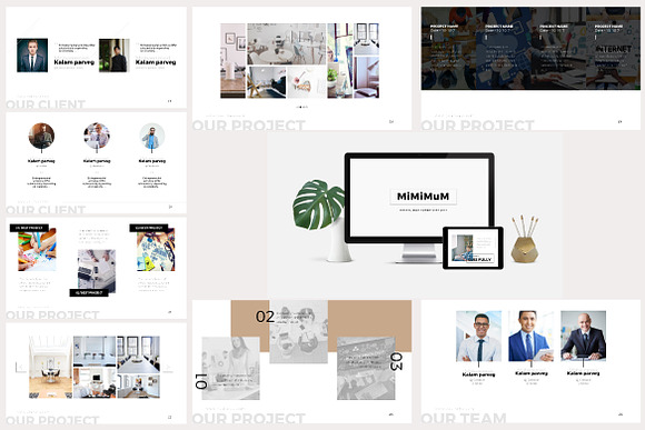 Mimimum Keynote Template in Keynote Templates - product preview 3