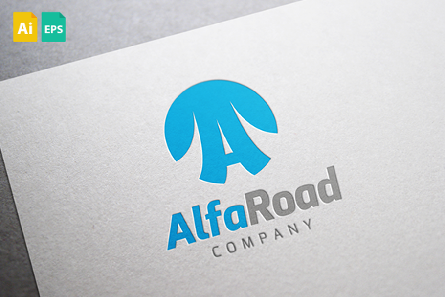 AlfaRoad Logo in Logo Templates - product preview 8