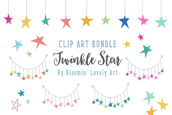 Stars Clip Art Bundle - Star Clipart