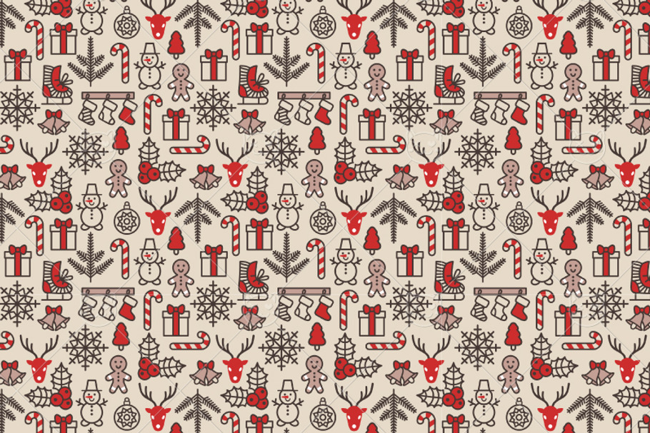 Christmas Patterns Collection in Patterns - product preview 8