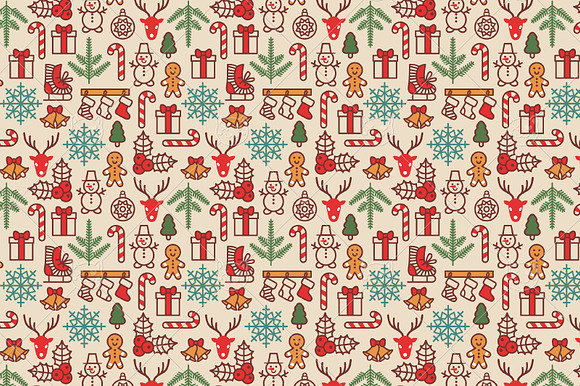 Christmas Patterns Collection in Patterns - product preview 2