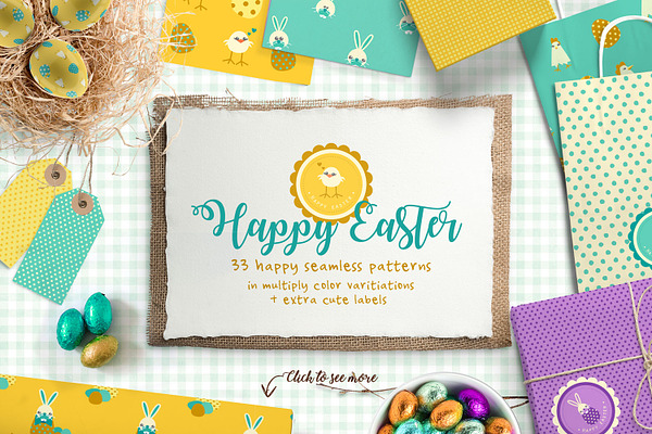 Happy Easter Pattern Pack