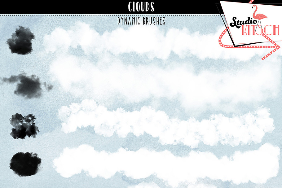 Clouds Dynamic PS Brush Set