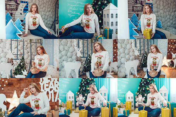 Christmas Sweatshirt Mock-Up Vol.2 in Product Mockups - product preview 13