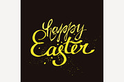Easter Lettering Vector
