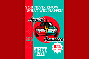 vintage accident insurance banner