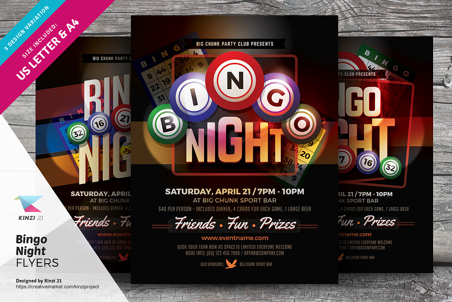 Bingo Night Flyer Templates