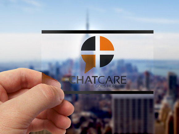 Chat Care Logo in Logo Templates - product preview 1