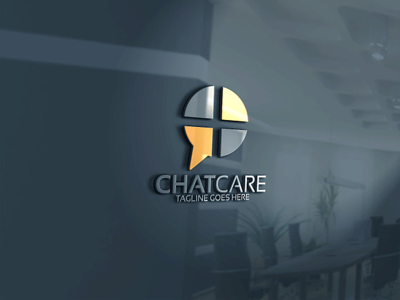 Chat Care Logo in Logo Templates - product preview 3