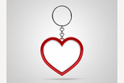 Heart shape keychain 