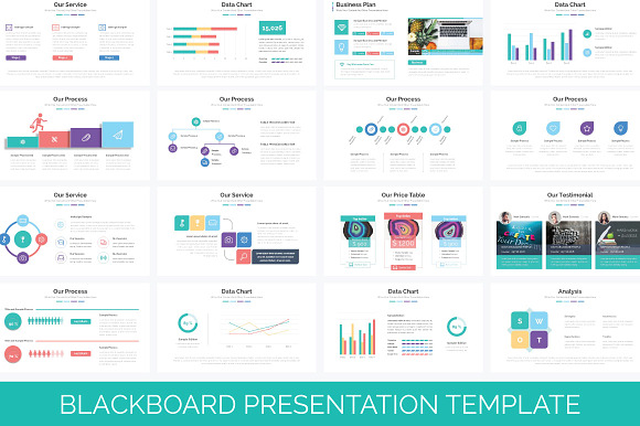 Blackboard Presentation Template in PowerPoint Templates - product preview 2