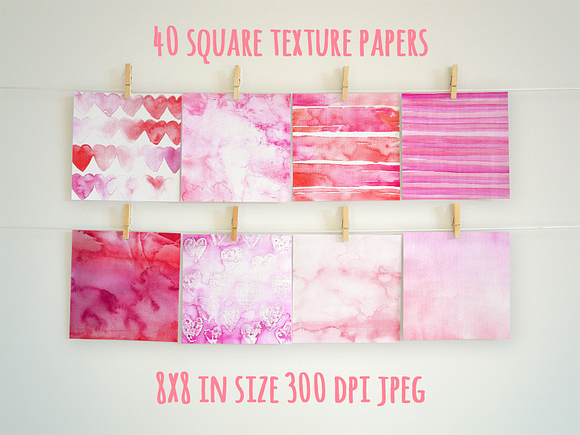 Watercolor Giftbox - February Deal in Textures - product preview 7